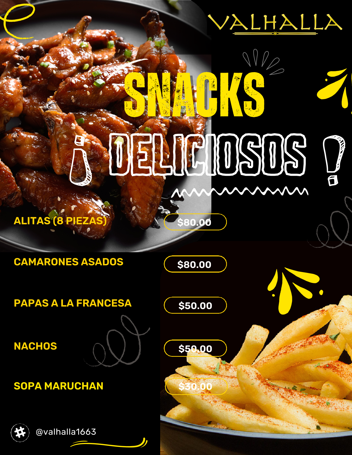Menú Página 1